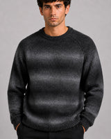 Fat Moose Moss knit Strik Sort / Grå