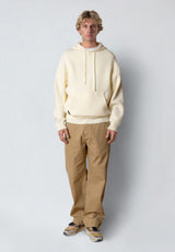 Fat Moose NAS KNITTED HOODIE Strik Ecru