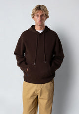 Fat Moose NAS KNITTED HOODIE Strik Morel