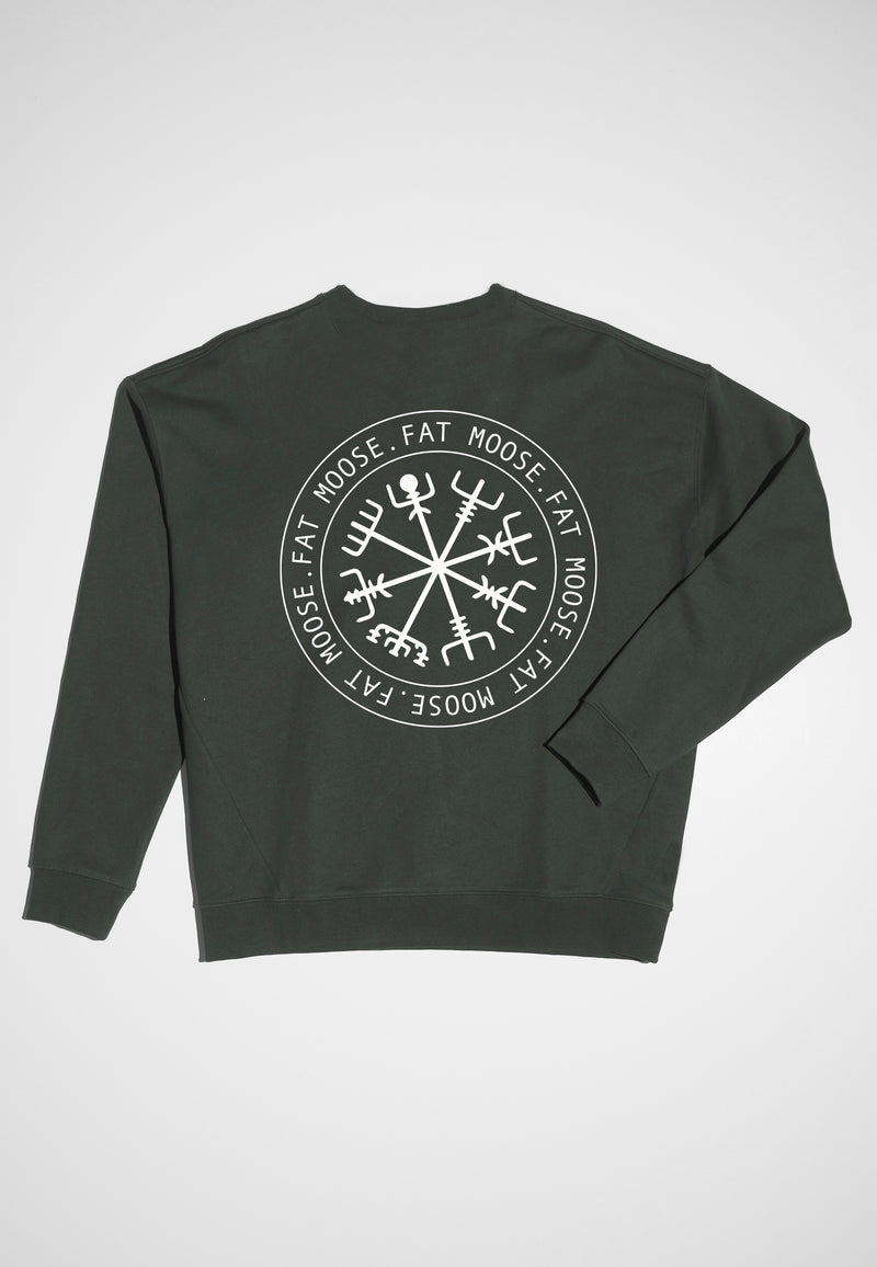 Fat Moose NELSON ORGANIC COTTON SWEATSHIRT Sweatshirts Grøn