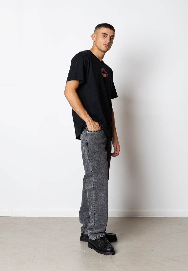 Fat Moose NOE COTTON T-SHIRT T-shirts S/S Sort