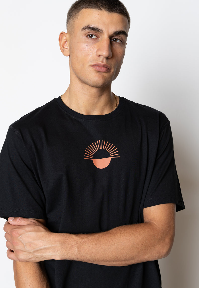 Fat Moose NOE COTTON T-SHIRT T-shirts S/S Sort