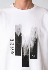 Fat Moose NORDIC WILD WOOD T-SHIRT T-shirts S/S Hvid