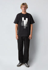 Fat Moose NORDIC WILD WOOD T-SHIRT T-shirts S/S Sort