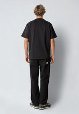 Fat Moose NORDIC WILD WOOD T-SHIRT T-shirts S/S Sort