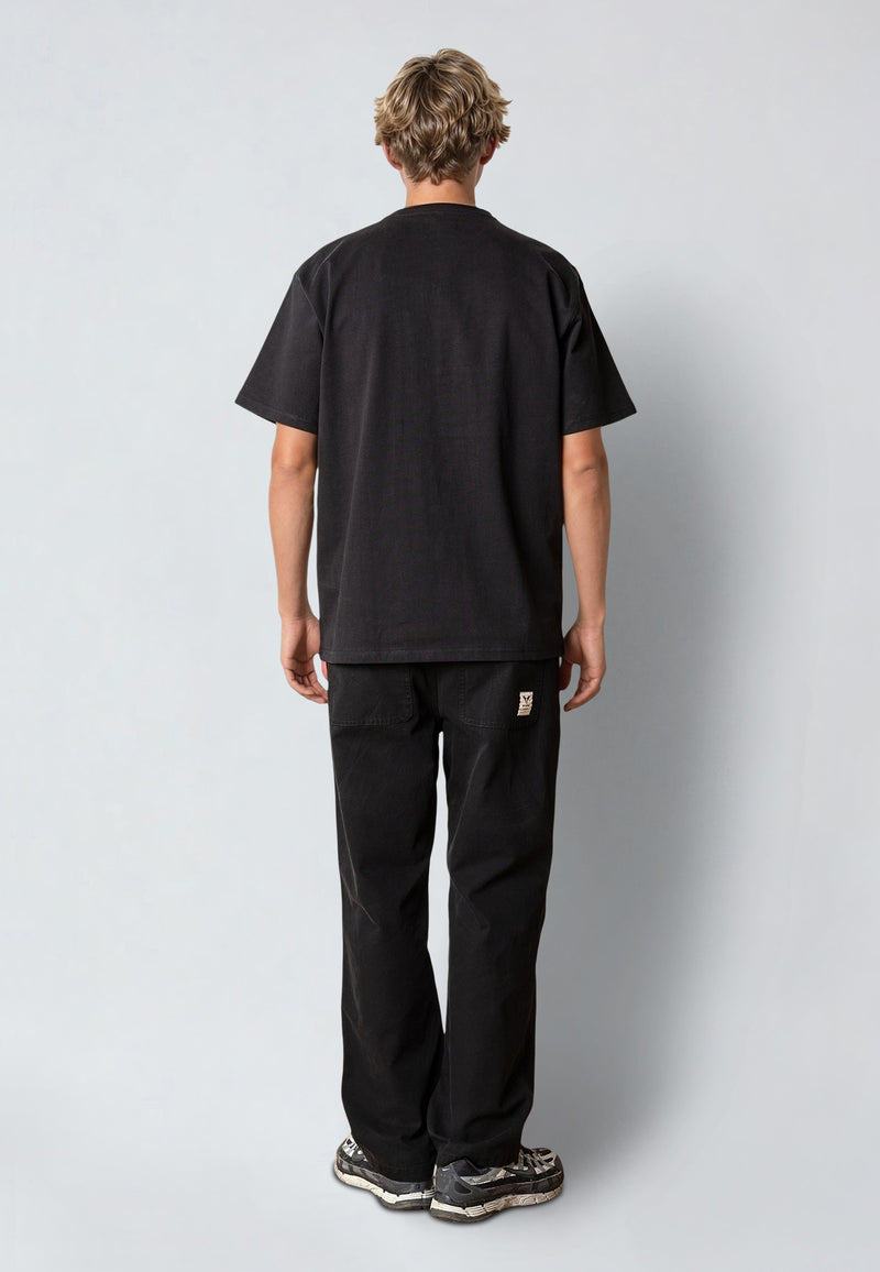 Fat Moose NORDIC WILD WOOD T-SHIRT T-shirts S/S Sort