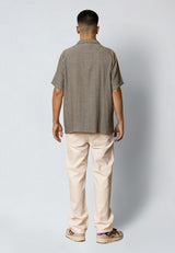 Fat Moose NOVA S/S SHIRT Skjorte S/S Army Melange