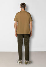 Clean Cut Copenhagen Nyhavn organic cotton t-shirt T-shirts S/S Dark Khaki
