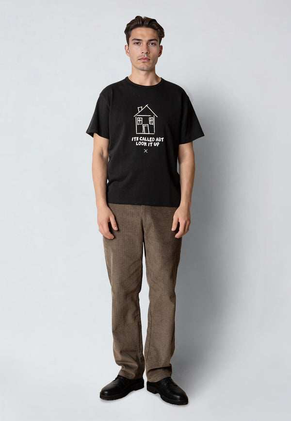 Clean Cut Copenhagen OLLIE ART T-SHIRT T-shirts S/S Sort