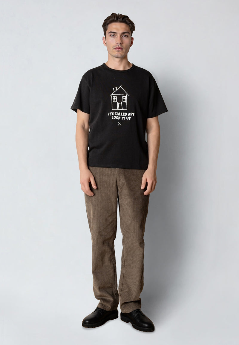Clean Cut Copenhagen OLLIE ART T-SHIRT T-shirts S/S Sort