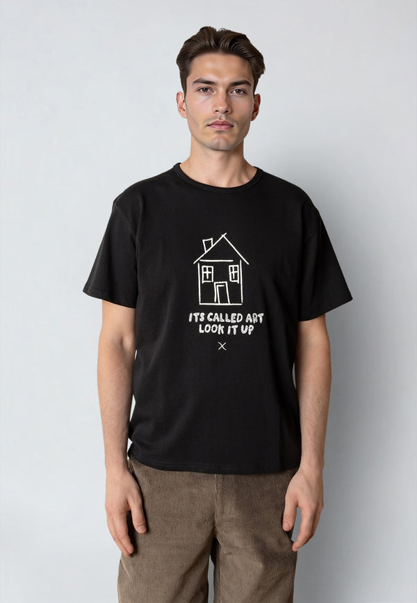 Clean Cut Copenhagen OLLIE ART T-SHIRT T-shirts S/S Sort