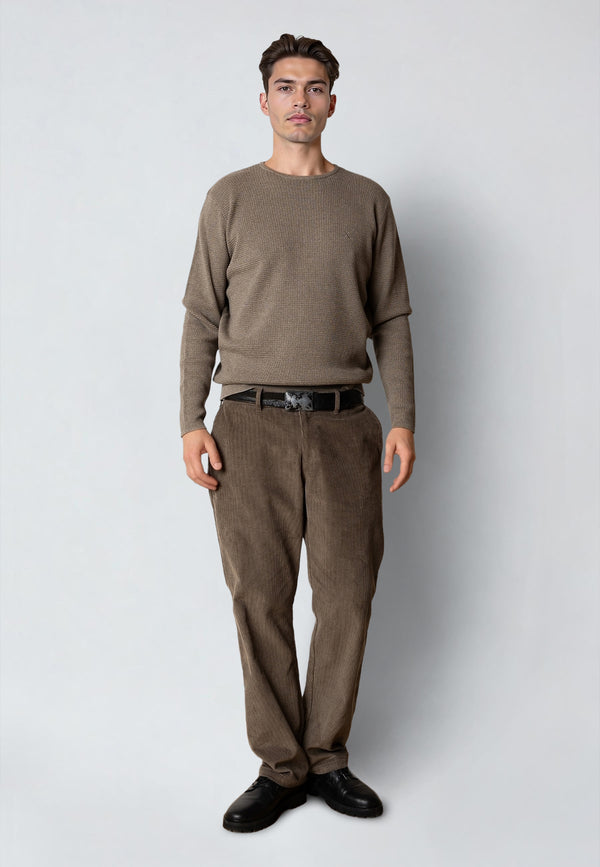 Clean Cut Copenhagen OSCAR KNITTED JUMPER Strik Brindle melange