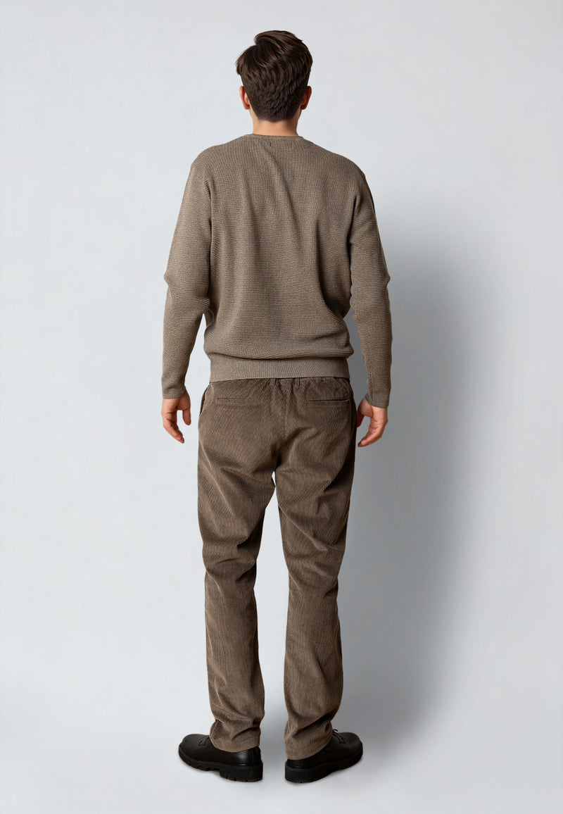 Clean Cut Copenhagen OSCAR KNITTED JUMPER Strik Brindle melange