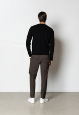 Clean Cut Copenhagen OSCAR KNITTED JUMPER Strik Sort