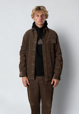 Fat Moose OWEN CORD SHIRT Overshirts Morel