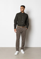 Clean Cut Copenhagen OXFORD STRETCH SHIRT Skjorte L/S Army