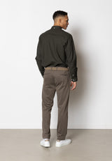 Clean Cut Copenhagen OXFORD STRETCH SHIRT Skjorte L/S Army