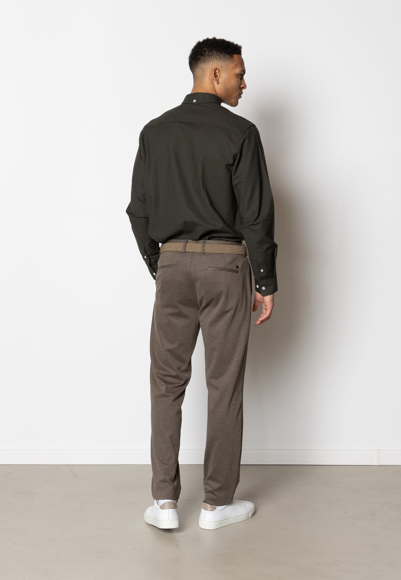 Clean Cut Copenhagen OXFORD STRETCH SHIRT Skjorte L/S Army