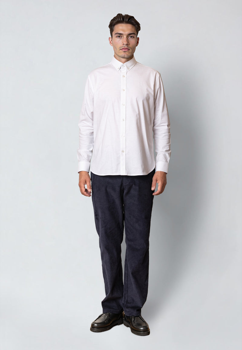 Clean Cut Copenhagen OXFORD STRETCH SHIRT Skjorte L/S Hvid