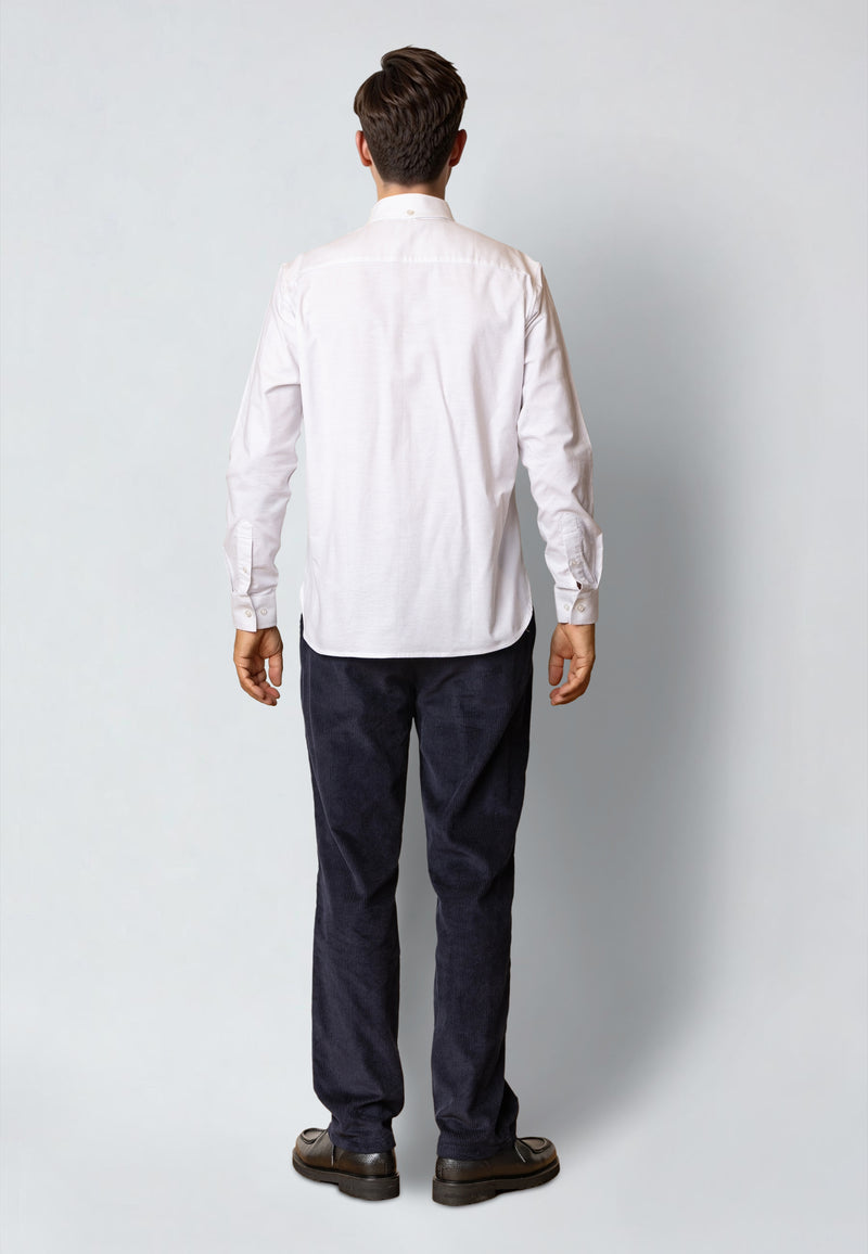 Clean Cut Copenhagen OXFORD STRETCH SHIRT Skjorte L/S Hvid