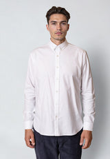 Clean Cut Copenhagen OXFORD STRETCH SHIRT Skjorte L/S Hvid