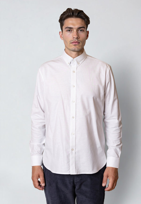 Clean Cut Copenhagen OXFORD STRETCH SHIRT Skjorte L/S Hvid
