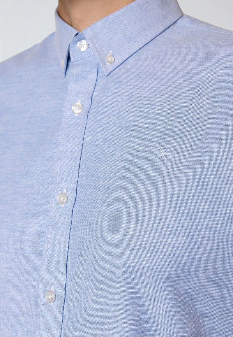 Clean Cut Copenhagen OXFORD STRETCH SHIRT Skjorte L/S Lyseblå