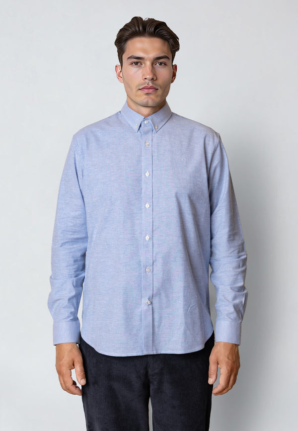 Clean Cut Copenhagen OXFORD STRETCH SHIRT Skjorte L/S Lyseblå