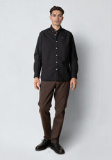 Clean Cut Copenhagen OXFORD STRETCH SHIRT Skjorte L/S Sort