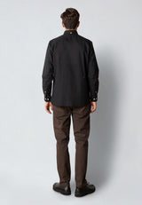 Clean Cut Copenhagen OXFORD STRETCH SHIRT Skjorte L/S Sort