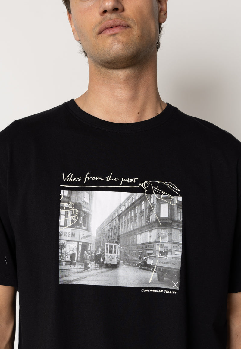 Clean Cut Copenhagen Old Copenhagen organic t-shirt T-shirts S/S Sort