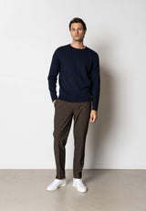 Clean Cut Copenhagen OSCAR KNITTED JUMPER Strik Navy