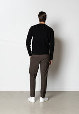 Clean Cut Copenhagen OSCAR KNITTED JUMPER Strik Sort