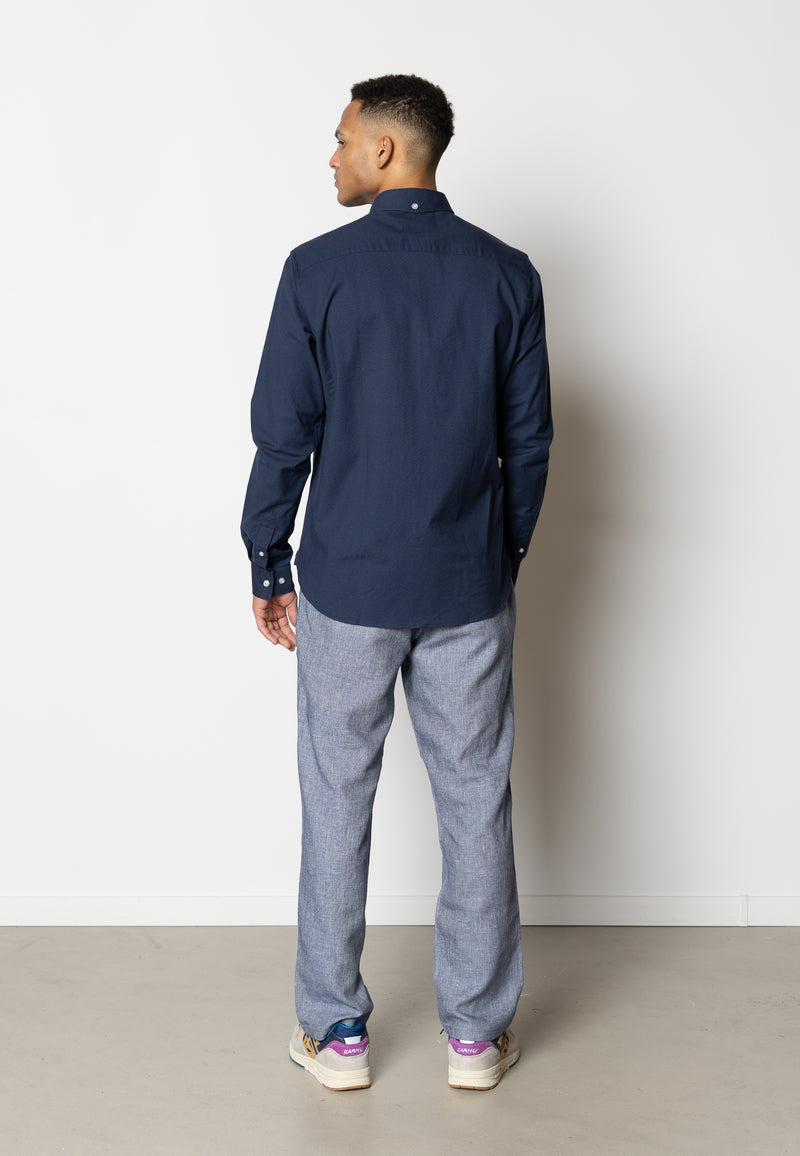 Clean Cut Copenhagen OXFORD STRETCH SHIRT Skjorte L/S Navy