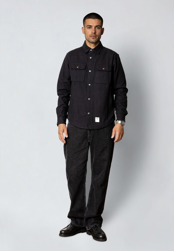 Fat Moose PABLO OVERSHIRT Overshirts Sort