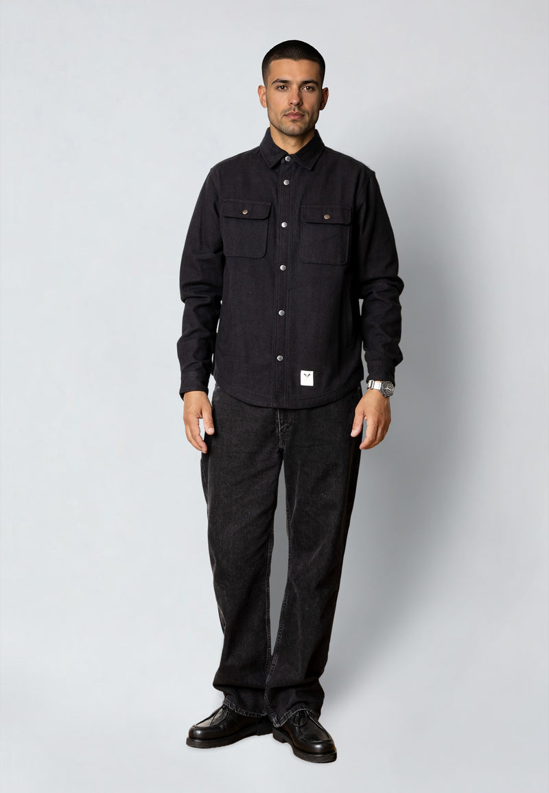 Fat Moose PABLO OVERSHIRT Overshirts Sort