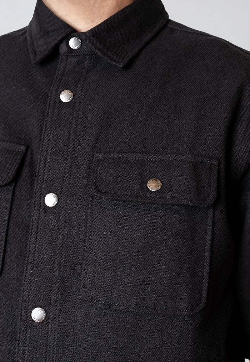 Fat Moose PABLO OVERSHIRT Overshirts Sort