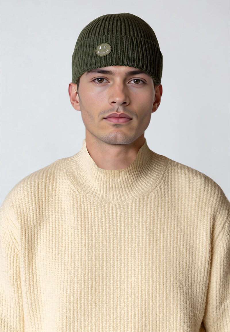 Clean Cut Copenhagen PATRICK BEANIE Accessories Army