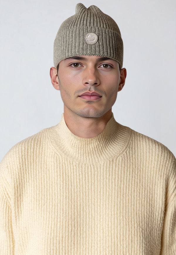 Clean Cut Copenhagen PATRICK BEANIE Accessories Lysegrå Melange