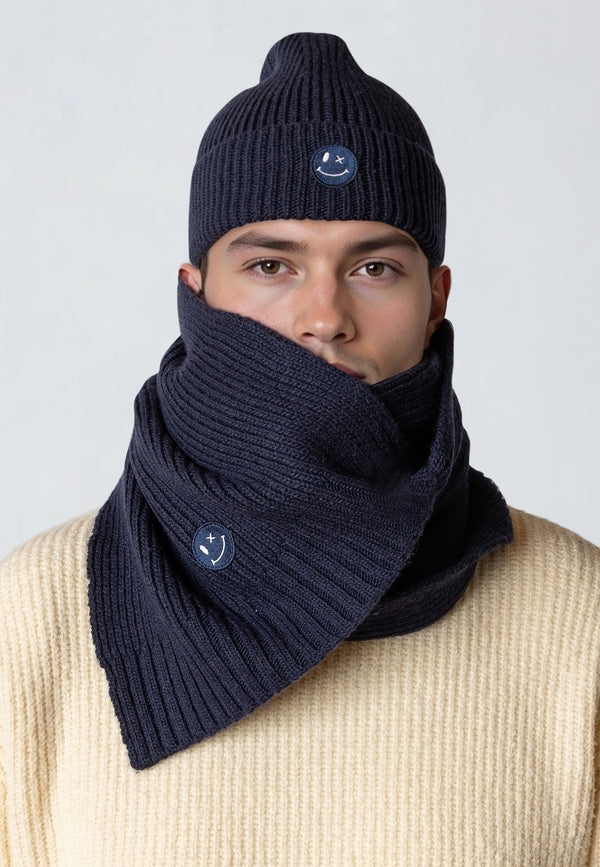Clean Cut Copenhagen PATRICK BEANIE Accessories Mørk Navy
