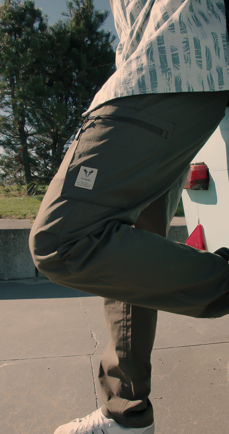 Fat Moose PAVEMENT RIPSTOP CARGO PANTS Bukser Army
