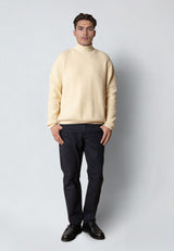 Clean Cut Copenhagen PEPE TURTLENECK SWEATER Strik Ecru