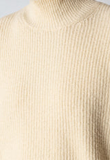 Clean Cut Copenhagen PEPE TURTLENECK SWEATER Strik Ecru