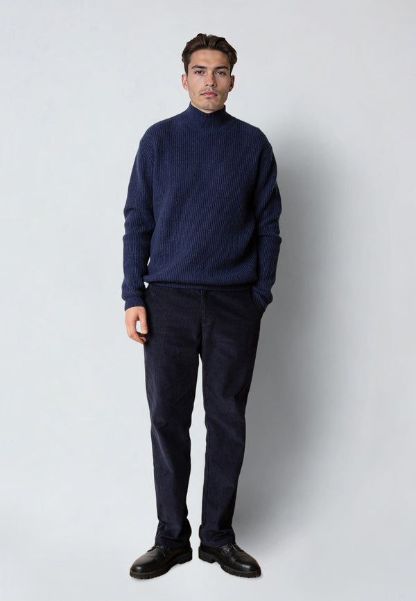 Clean Cut Copenhagen PEPE TURTLENECK SWEATER Strik Navy