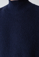 Clean Cut Copenhagen PEPE TURTLENECK SWEATER Strik Navy