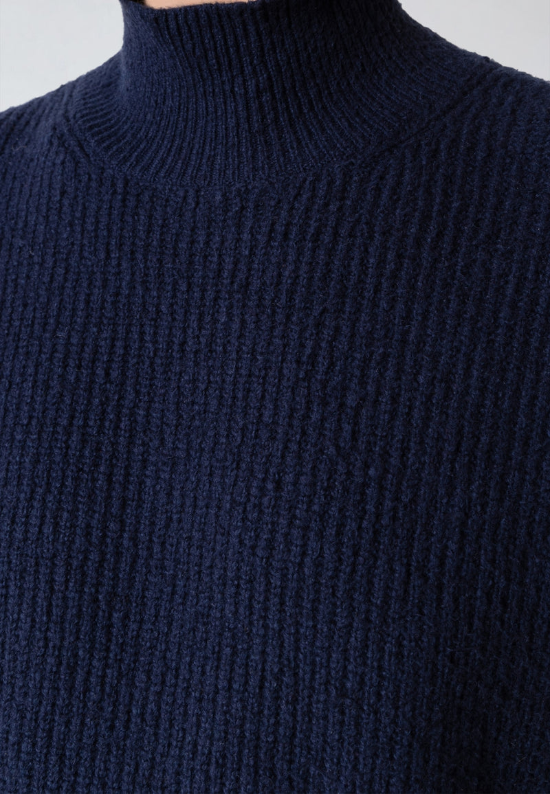 Clean Cut Copenhagen PEPE TURTLENECK SWEATER Strik Navy