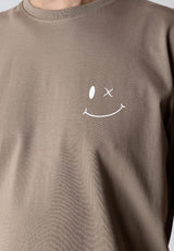 Clean Cut Copenhagen Patrick Organic t-shirt T-shirts S/S Brindle beige