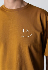 Clean Cut Copenhagen Patrick Organic t-shirt T-shirts S/S Guld Brun