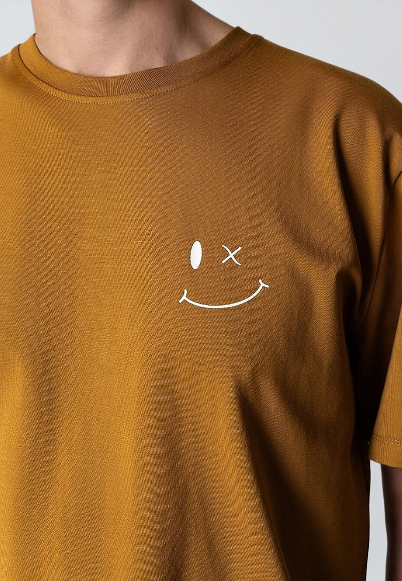 Clean Cut Copenhagen Patrick Organic t-shirt T-shirts S/S Guld Brun