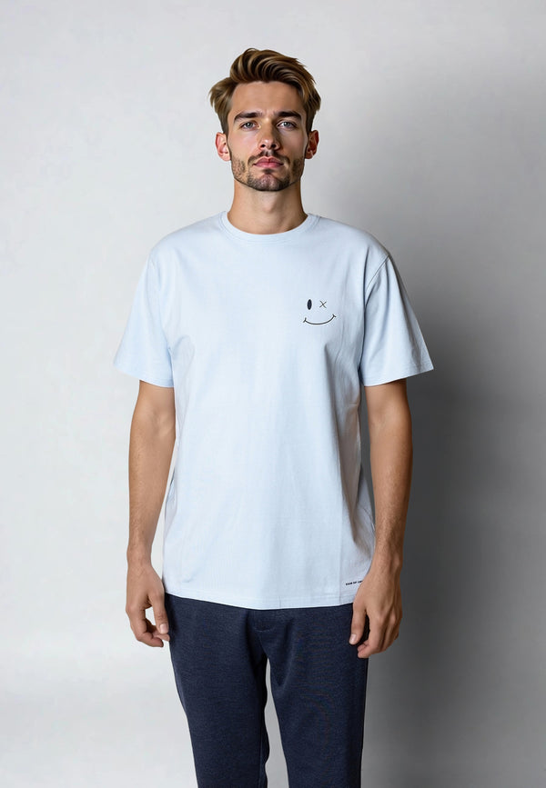 Clean Cut Copenhagen Patrick Organic t-shirt T-shirts S/S Lyseblå